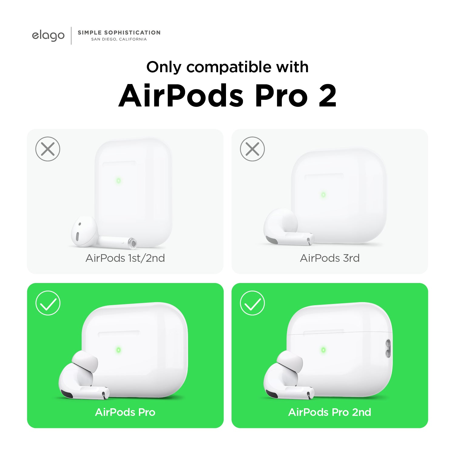 Woolnut Leather Case for AirPods Pro 2nd Gen - Grey