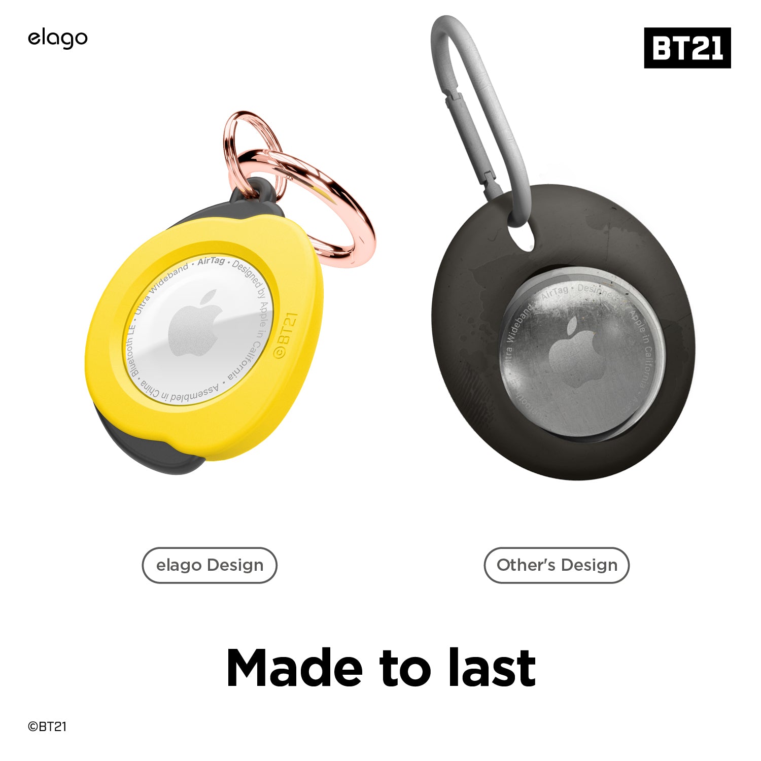 elago W7 Shuffle Case for AirTag [2 Colors] Mint