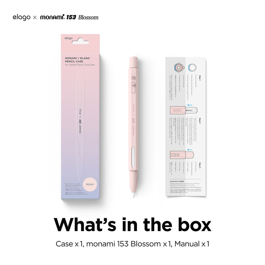 Shop elago x Monami Apple Pencil 2nd Gen Case - Pink