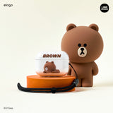 LINE FRIENDS | BROWN & SALLY Figure Clear Case