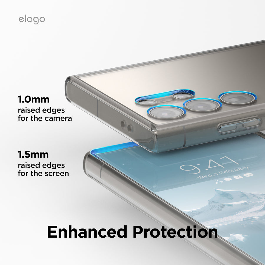 elago Hybrid Case Designed for Samsung Galaxy S24 Ultra 6.8 inch Case - Precise Camera Cutouts, Sleek and Light Design, Protective Cover, PC/TPU