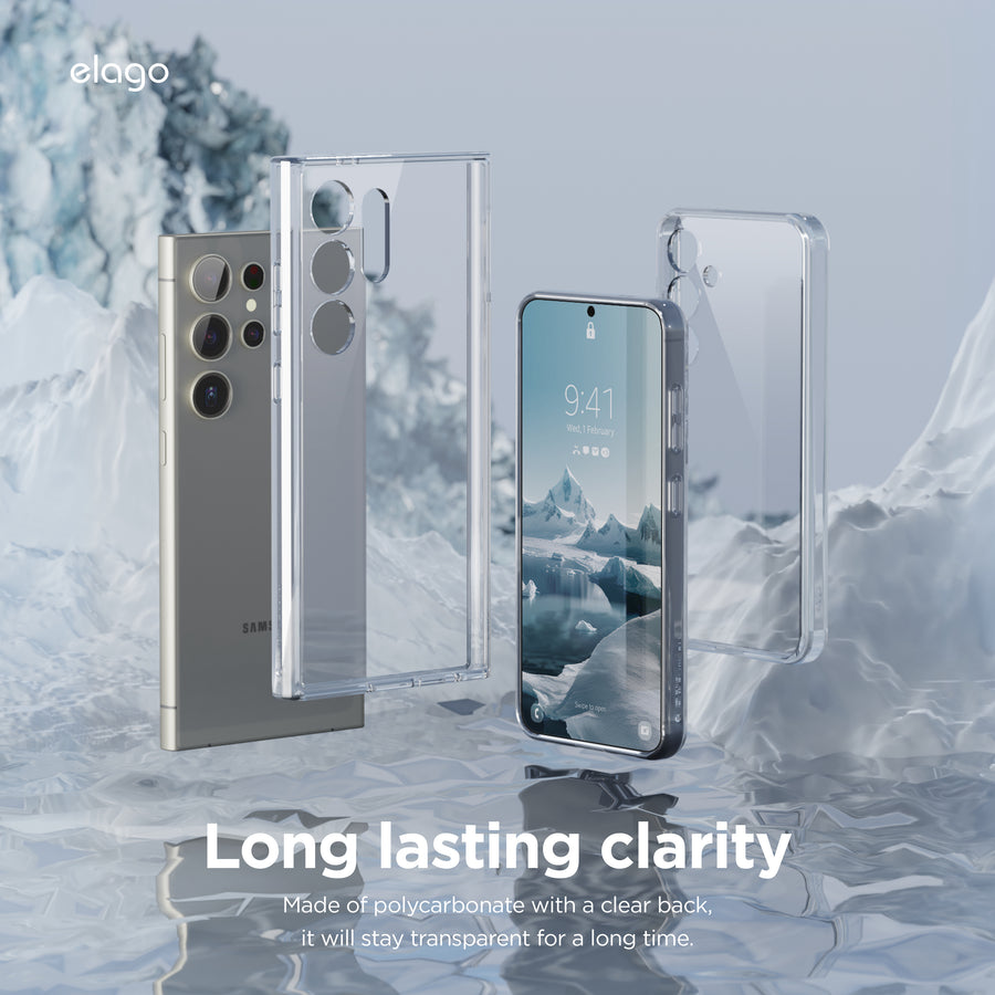elago Hybrid Case Designed for Samsung Galaxy S24 Ultra 6.8 inch Case - Precise Camera Cutouts, Sleek and Light Design, Protective Cover, PC/TPU