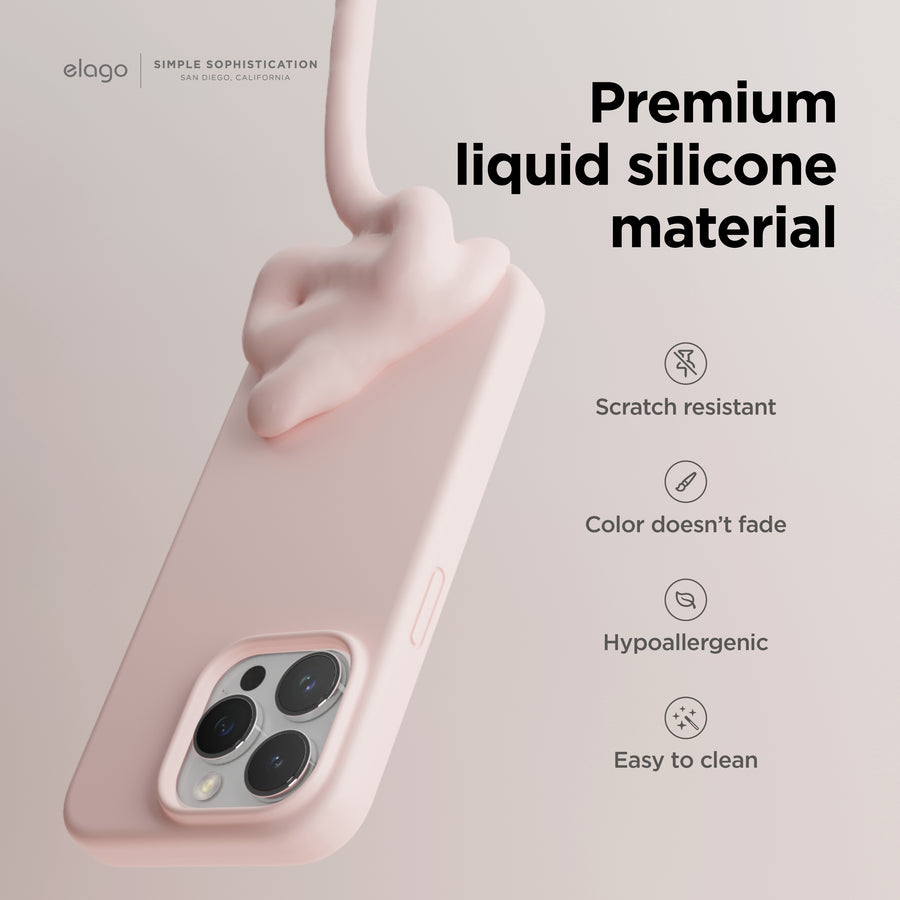 iPhone 14 Pro Liquid Silicon Case by elago - Neon Yellow