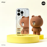 LINE FRIENDS | BROWN & SALLY Figure MagSafe Hybrid Case