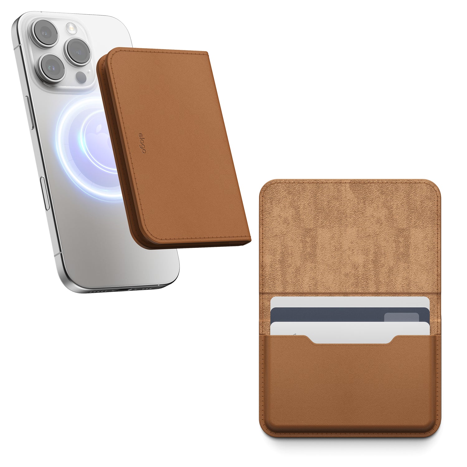 Magnetic Leather Card Holder [4 Colors]