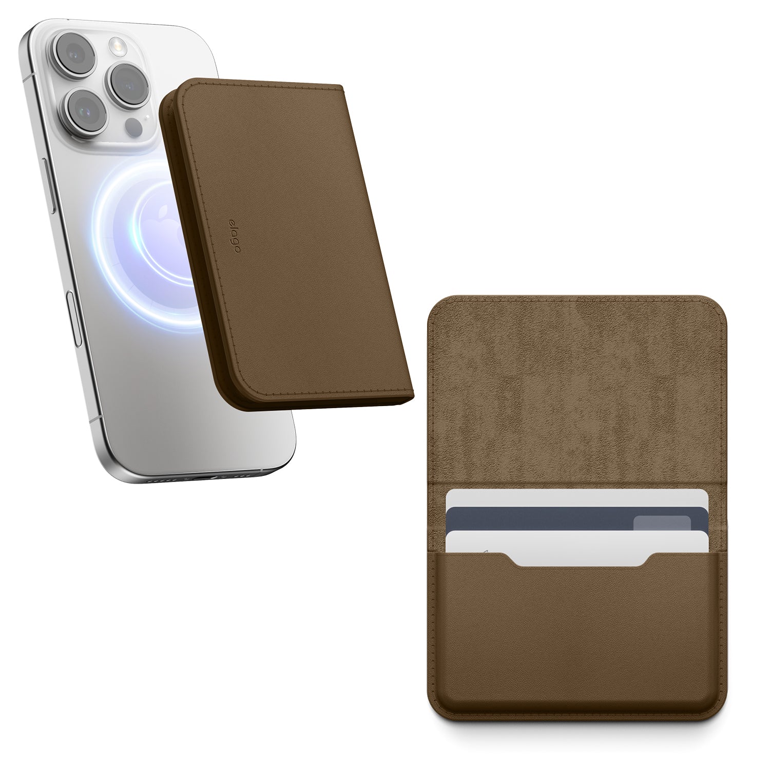 Magnetic Leather Card Holder [4 Colors]