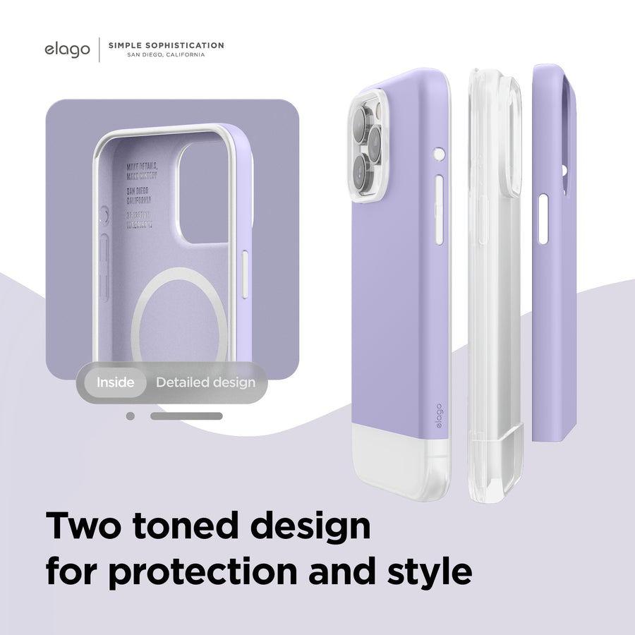 elago Magnetic Silicone Case Compatible with iPhone 12 Pro Max 6.7 inch - Built-in Magnets, Compatible with MagSafe Accessories (White)