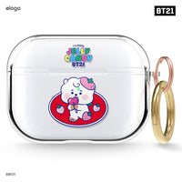 Kawaii Bt21 Airpods Case For Airpods 1/ 2/3 Pro Silica Gel
