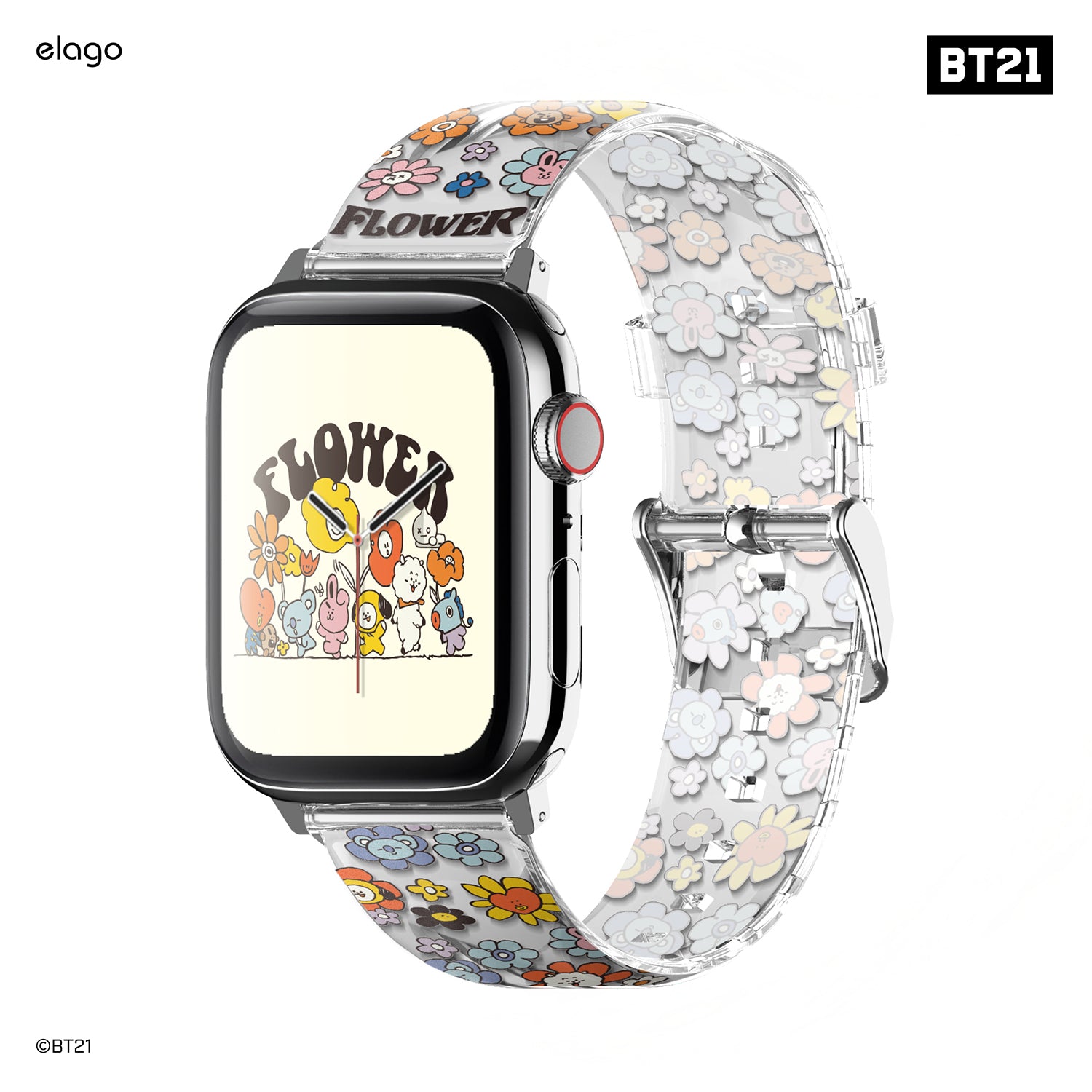 Enhance Your Apple Watch with Flower BT21 Straps | elago