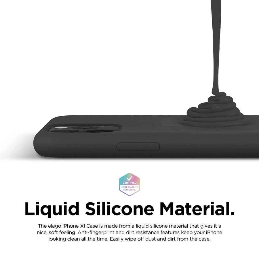 ES11SC61-LV elago Silicone Case Compatible with iPhone 11 case (Lavender) -  Premium Liquid Silicone, Raised Lip (Screen & Camera Protection)