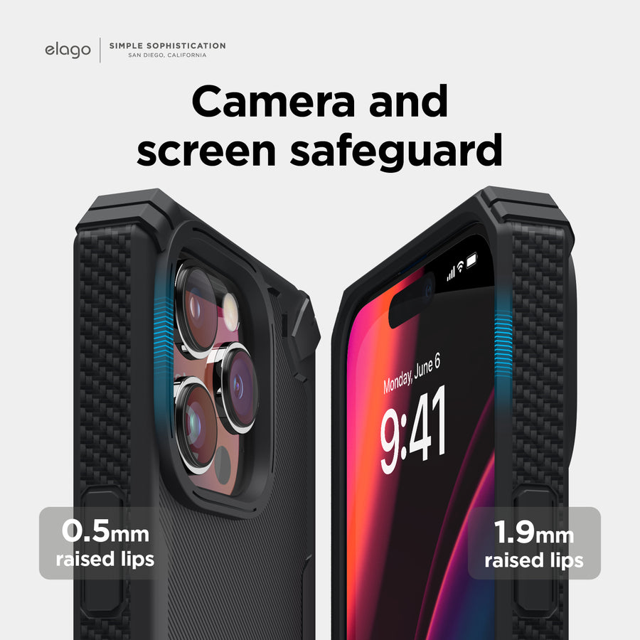 CoolGadget Handyhülle Armor Shield Case für Apple iPhone 14 Pro