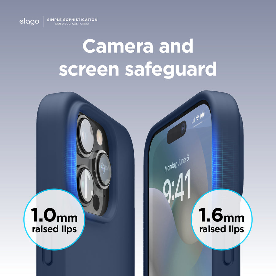 iPhone 14 Series Designer Case with MagSafe - Light Blue — Valerie