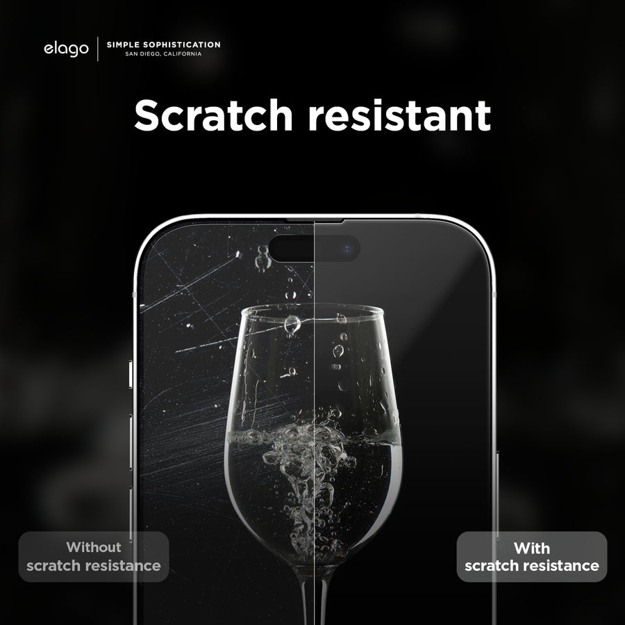 iPhone 14 Pro Max Anti Finger Screen Protector (Glass+) - elago