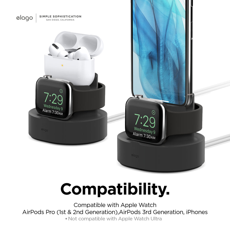 Wireless Charging Station for iPhone, Watch, Airpods / Smartphone,  Smartwatch, Buds 